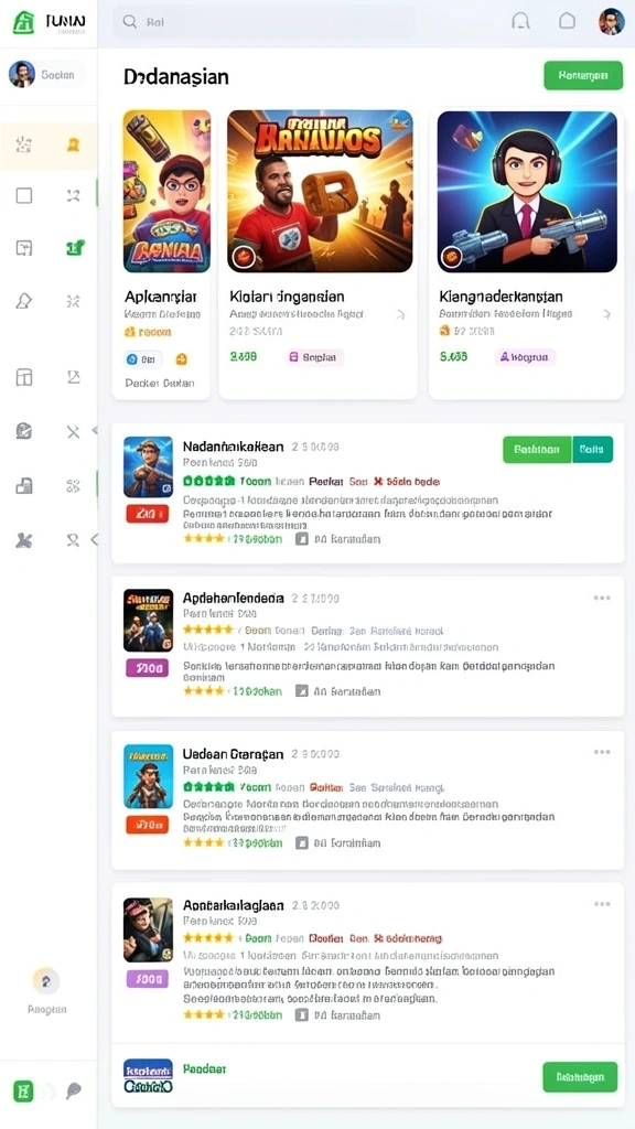 laparbos - Tampilan antarmuka yang user-friendly dan menarik.