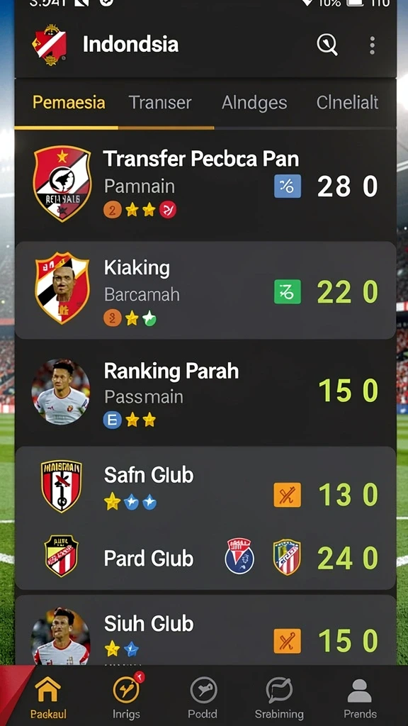 ricis77 - Tampilan antarmuka yang menarik dan ramah pengguna.
